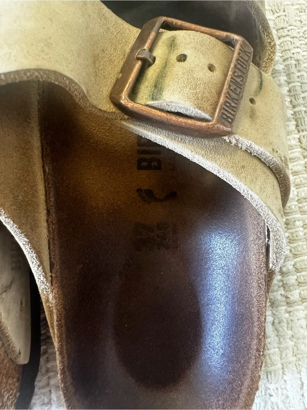 Birkenstock Arizona Suede Leather - Taupe